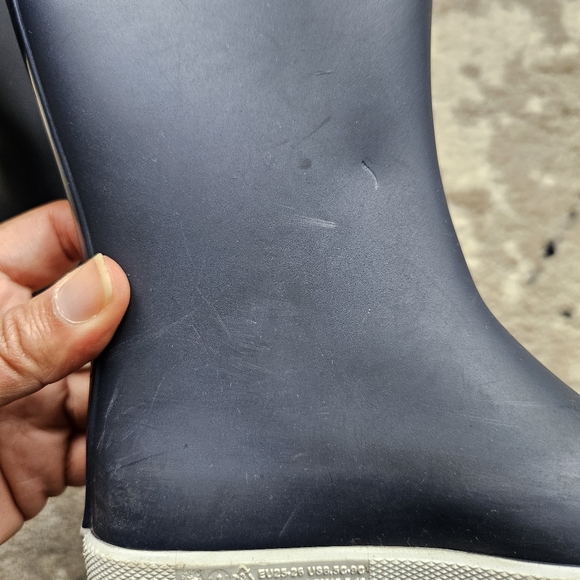 Toddler rain boots navy 8.5 - Picture 10 of 12